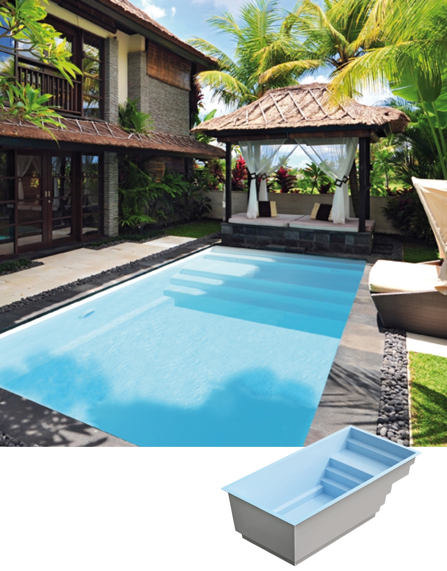 Piscine coque extra 45