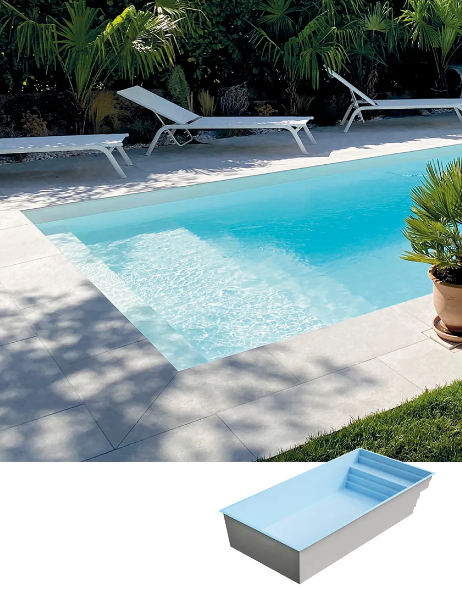 Piscine coque Inizan