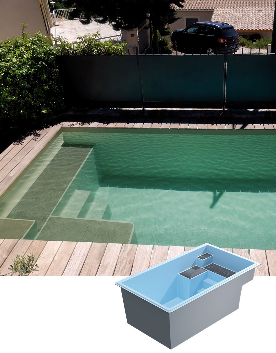Piscine coque Mignonne