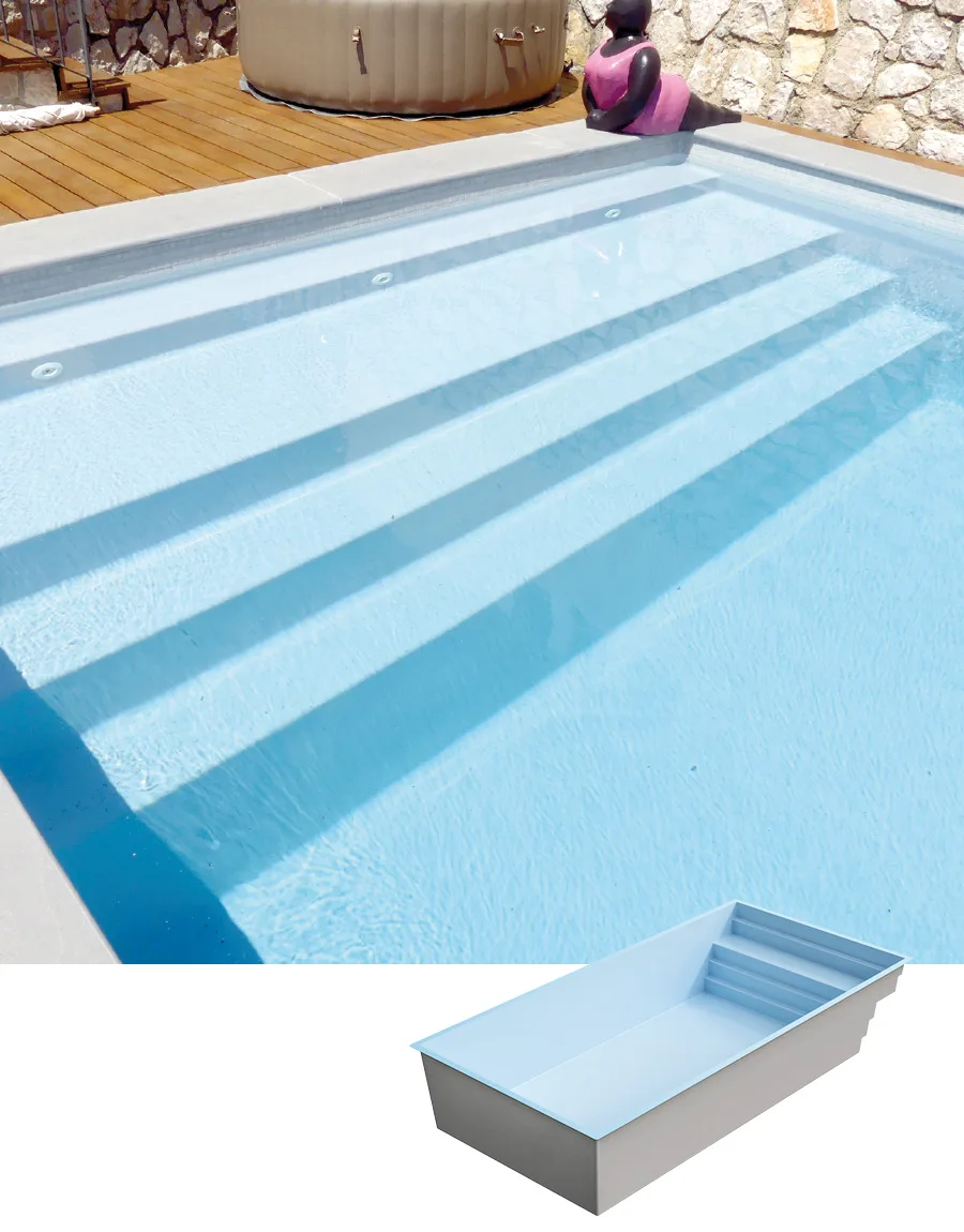 Piscine coque Podestat