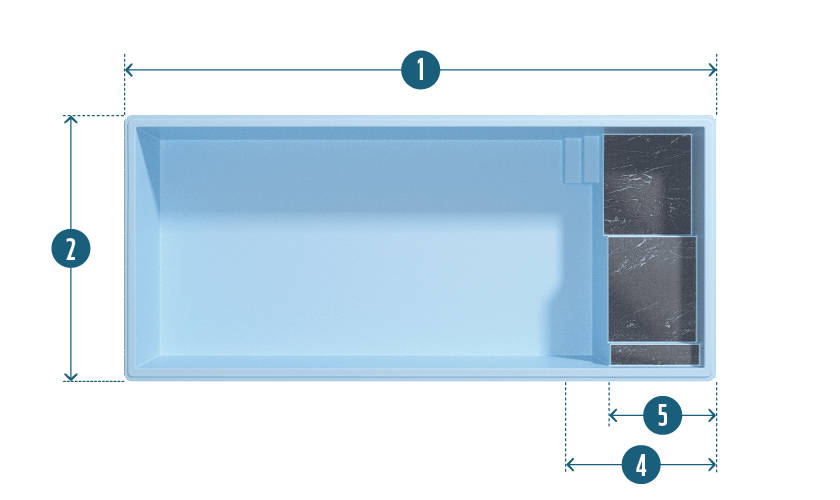 PISCINE COQUE ÉTONNANTE 95 – Image 2